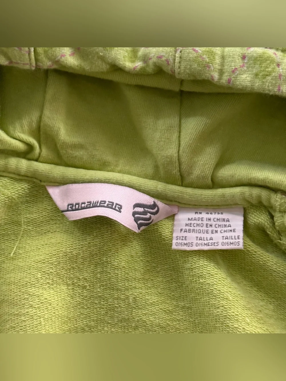 Y2K Rocawear Hoodie Baby Girl Size 0-6 M